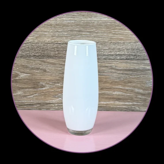 DIY Build-A-Floral (20 flower) Kit, Fluted Glass Vase, Sola Wood Flowers - Image 8